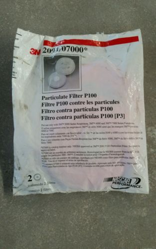 Packs of 2 - 3M #2091 Particulate Filter P100