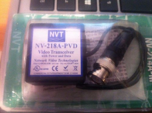 NVT Transceiver NV-218A-PVD video with power and data
