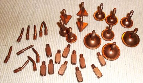 Vintage Assorted Copper Soldering Gun Iron Attachments ~ New Old Stock