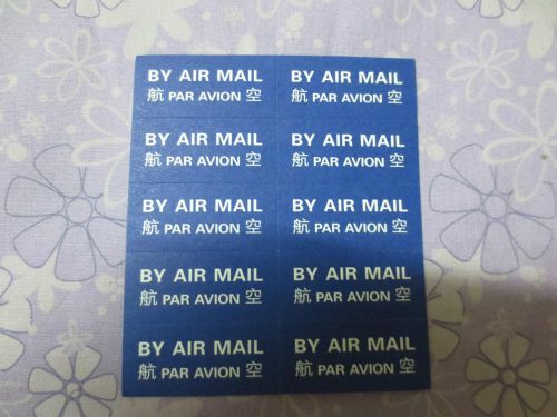 1000 Pcs BY AIR MAIL PAR AVION - Shipping Labels Sticker Self-Adhesive