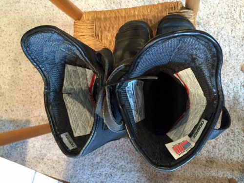USED Honeywell 14&#034; pull-on crosstech firefighter boots size 12.5 Width E