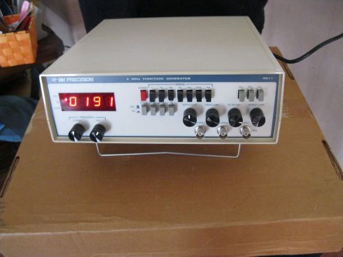 Bk precision 0.1 hz - 5 mhz led display sweep / function signal generator 4011 for sale