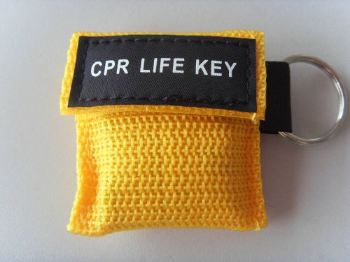 1CPR MASK KEYCHAIN WITH CPR FACE SHIELD AED