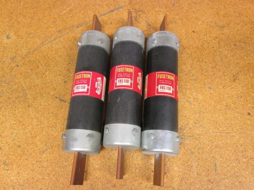 Fusetron FRS150 Dual Element Fuse 150A 600V New (Lot of 3)