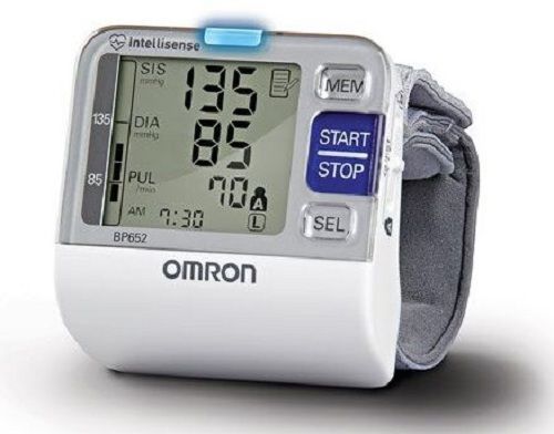 Wrist Blood Pressure Monitor Omron 7 Premium Digital Cardio Hypertension Alert