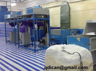 Ball fiber making and filling machine for sale