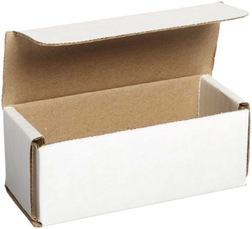 50 5x2x2 white shipping boxes mailers small, packing mailing strong cardboard for sale