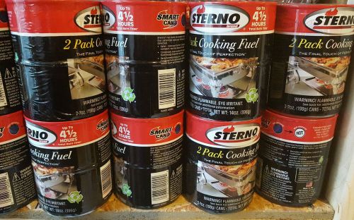 Sterno 2 Pack 7 Ounce Cans Cooking Fuel Entertaining lot of 12