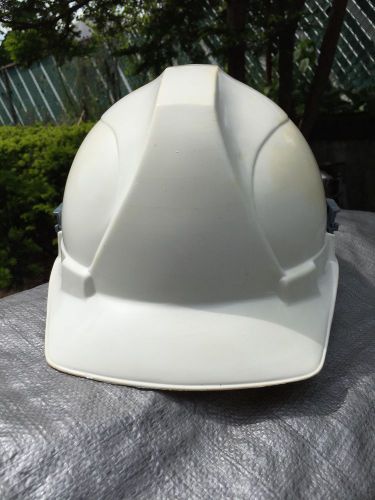 Vintage White GLENGARD Safety Cap Hard Hat #9500 P.E. USA