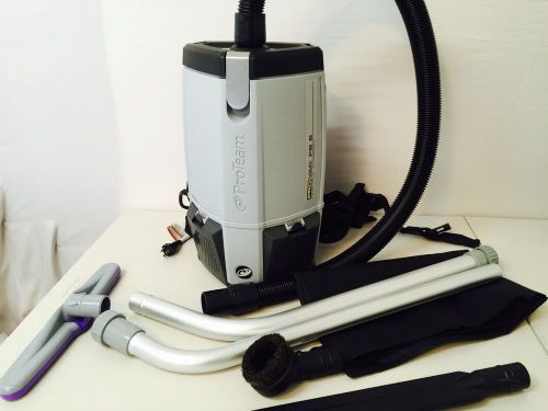 ProTeam ProVac FS 6 HEPA Commercial Backpack Vacuum with Small Business Kit, 6