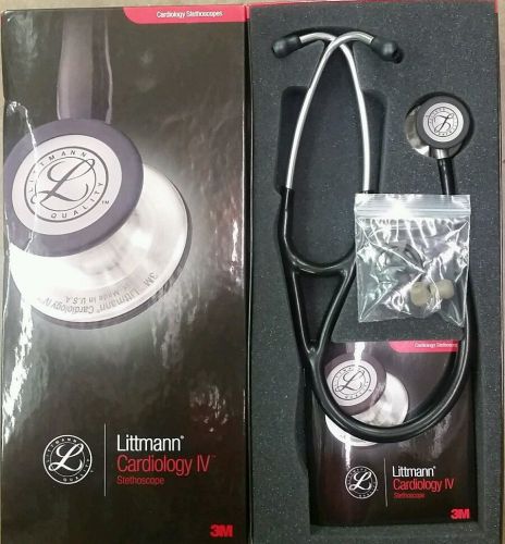 3M Littmann #6151 Cardiology IV Stethoscope, 22 Inch Black Tube