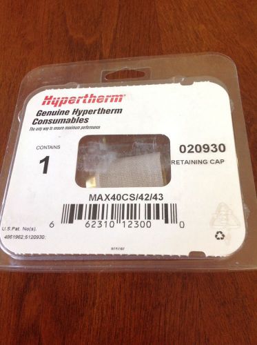 HYPERTHERM 020930 RETAINING CAP NEW