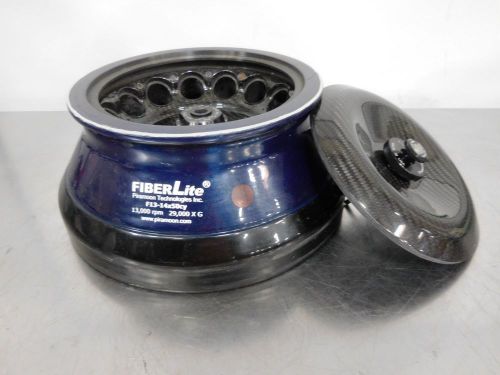 R127484 piramoon fiberlite centrifuge fixed angle rotor f13-14x50cy 13,000 rpm for sale