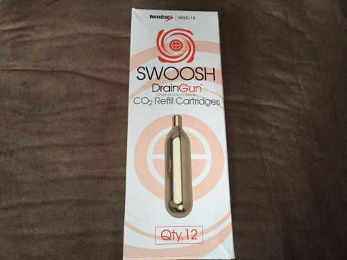Swoosh diversitech ggc-12  draingun co2 refill cartridges 12pcs original (new) for sale