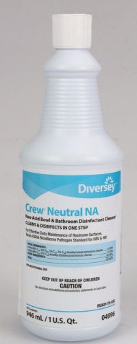 New deversey crew neutral na non-acid bowl &amp; bathroom disinfectant cleaner for sale