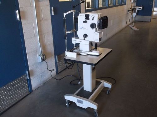 Topcon trc-50f retinal fundus camera and stand   1608012 for sale