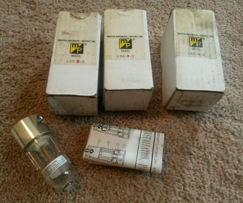 NEW IN BOX *Lot of 3* MP MASTER PNEUMATIC L50-2 1/4&#034; AIR LUBRICATOR
