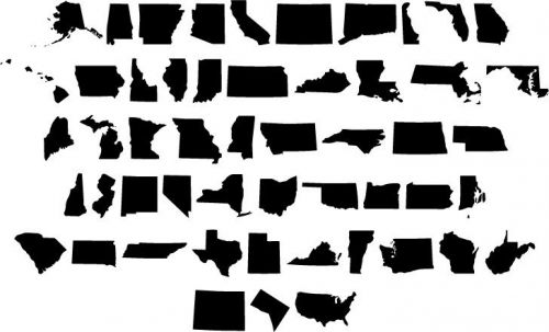 DXF File ( 50 USA States ) BEST SELLER!!