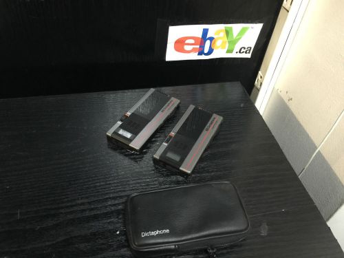 2 x Dictaphone 1254 Handheld Portable Microcassette Recorder~PARTS AND REPAIR