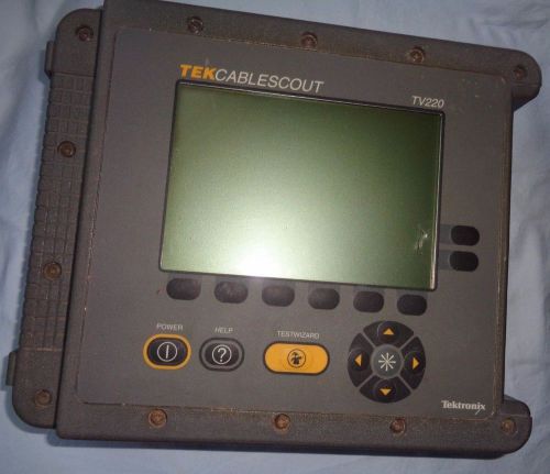 Tekcablescout TV220 Metallic Tim-Domain Reflectometer Case Instructions