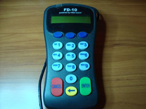 FIRST DATA FD10 debit/credit card pin pad model 8001