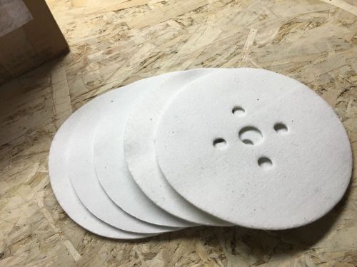 7&#034; felt disc for flooring edger sander (qty. 5) for sale