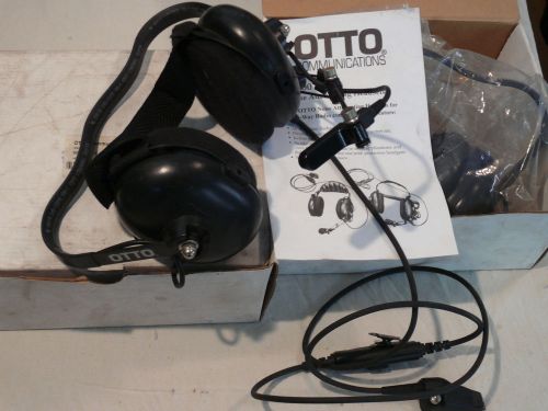 Otto Communications V4000 Series Noise Attenuating Headsets, Behind the Head