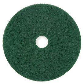 17&#034; green scrubbing pad, 5/case for sale
