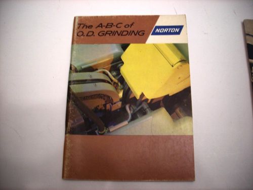 Norton Abrasives, Worcester, MA,  Vintage Grinding Booklets, Surface Grinding
