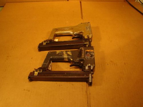 LOT 2 HEAVY DUTY AIR POWERED STAPLERS-DUO-FAST-PARTS