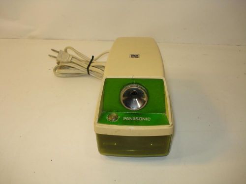 Panasonic KP-8A Green Point-O-Matic Electric Pencil Sharpener Japan Tested