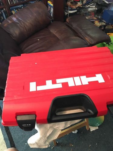HILTI HEAVY DUTY TE 6-A36 CASE ONLY ORIGINAL, FAST SHIPPING With Manuals