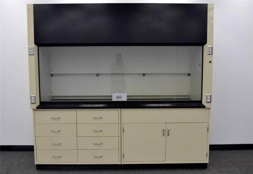 8&#039; labconco laboratory fume hood with base cabs and epox (h411) for sale