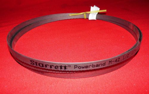 Nos starrett 99181 7&#039;9&#034; x 1/2&#034; x .035 14 t bi-metal band saw blade m42 powerband for sale