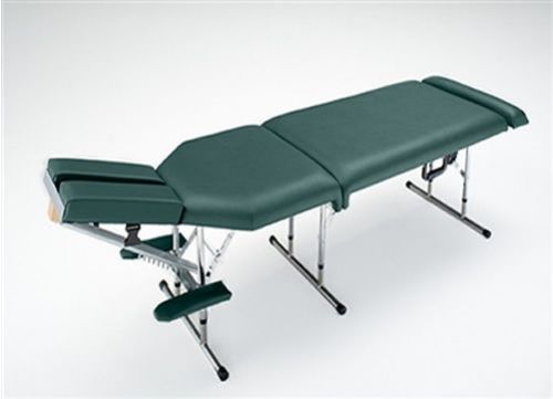 Deluxe portable chiropractic table - green for sale