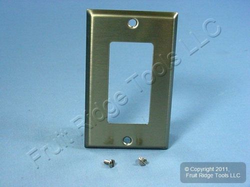 Cooper ANTIMICROBIAL Stainless Rocker Decorator Wallplate Cover GFCI GFI 93401AM
