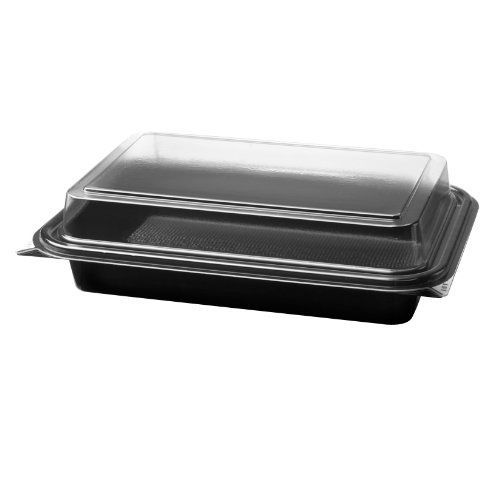 SOLO 844001-PS94 Creative Carryouts Polystyrene Hinged Box for Cold Deli, Snack,