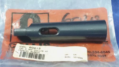 NEW Collis MT1 1MT to MT3 3MT Morse Taper Hardened Tang Reducing Sleeve 60213