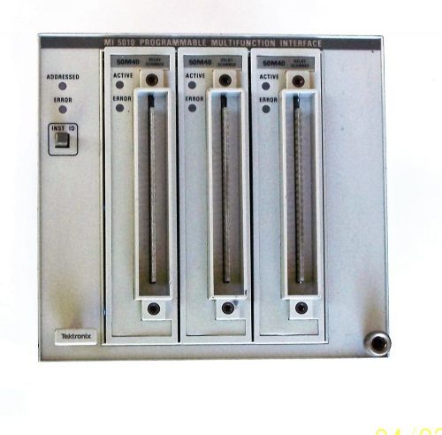 Tektronix MI-5010  GPIB controlled relay  switch array for tm-5000, ATE