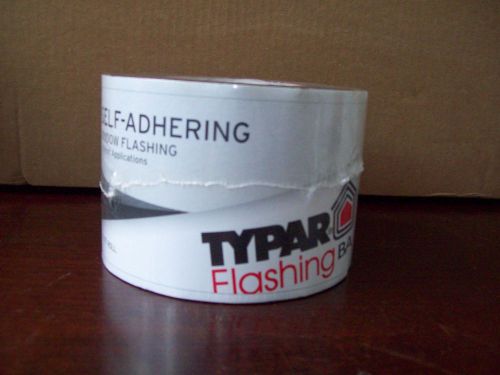 1 roll typar   4 in. x 75 ft. self-adhering window flashing roll - new/sealed for sale