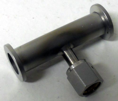 KLEIN FLANGE KF-16 80MM LONG STRAIGHT PIPE VACUUM FITTING VCR COMPRESSION 1/2&#034;