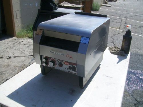 TOASTER, HATCO, H/DUTY, CONVOYER TYPE, UPPERAND LOWER CONTROLS,900 ITEMS ON E B