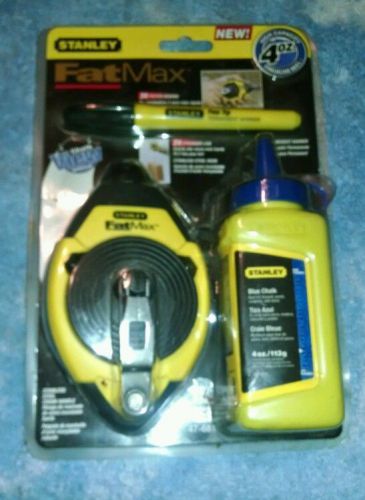 Stanley new in box fatmax high capacity 4oz chalkline reel 100&#039;/30m for sale