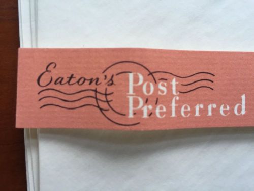 Vintage Eaton&#039;s Post Preferred parchement paper envelopes 12 unused