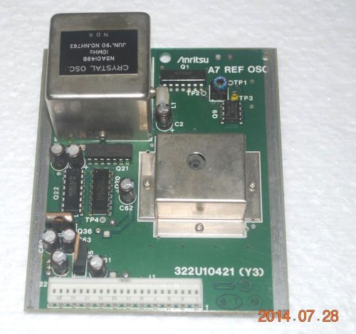 Anritsu 10MHz A7 Reference Oscillator 322U10421 (X3)