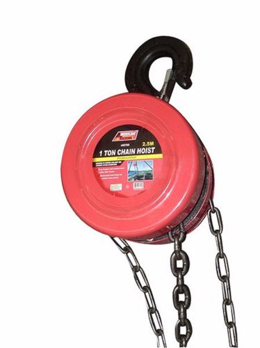 New 1 ton chain hoist puller block winch steel hardened lift capacity: 2,000 lbs for sale