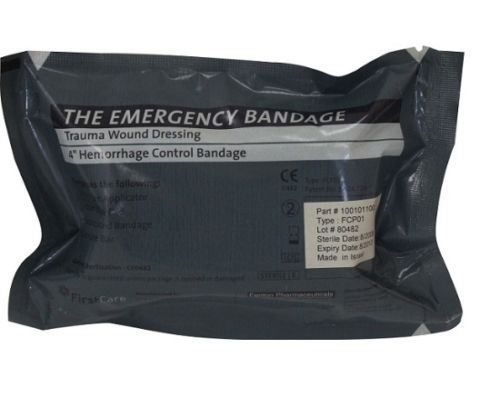 The Emergency Bandage - Trauma Wound Dressing - 6&#034; Hemorrhage Control Bandage