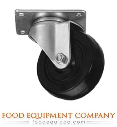 Win-holt 738 ABK Swivel Plate Caster with 5&#034; Polyurethane Wheel and Brake