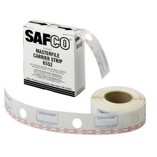 Safco Products 6552 Polyester Carrier Strips, 2 1/4&#034; Wide, for use with
