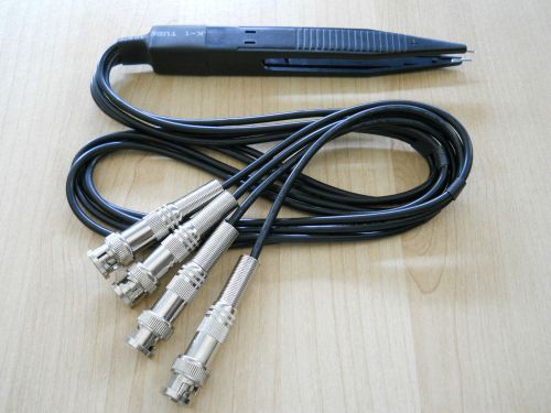 Smd tweezer/clip/clipper bnc test cable - lcr/rcl meter for sale